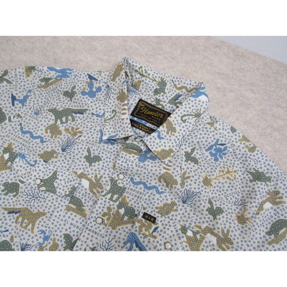 Howler Brothers Other - Howler Brothers H-Bar-B Snapshirt XXL Ecosistema Sand Western Pearl Snap Shirt